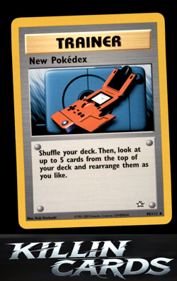 New Pokedex 095/111 Uncommon Neo Genesis Pokemon Card NM - Image 1