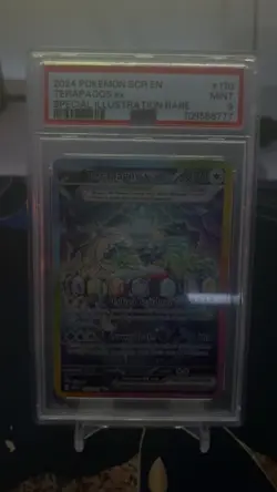 Pokemon TCG Terapagos EX Stellar Crown Holo Card 170/142 PSA 9 - Image 1