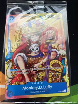 Monkey.D.Luffy (Convention Promo 2024) P-043 One Piece Promotion Cards Sealed - Image 1
