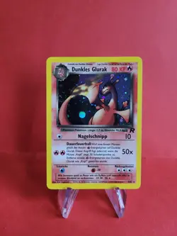 Pokemon Karte/card Dark Charizard Dunkles Glurak 4/82 SWIRL Rocket Excellent++ - Image 1