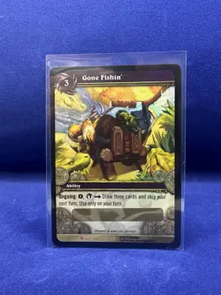 World of Warcraft TCG - Gone Fishin’ - Loot Card - Unscratched - Image 1