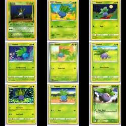 Pokemon TCG - Oddish 9-Card Lot No Duplicates - Image 1