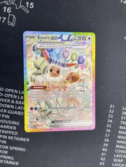 Pokemon Eevee EX TCG Prismatic Evolutions Card 167/131 Special Illustration Rare - Image 1