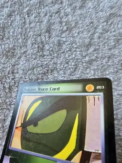 DBZ Dragon Ball Z Saiyan Truce Card 203 CCG Limited Saiyan Saga MP - Image 2