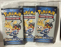 3 Packs - Pokemon Sun & Moon 3 Card Pack General Mills Cereal Promo 2017 PBMC17 - Image 1