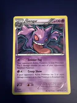 Pokemon Gengar Holo Rare TCG Card 60/162 XY Breakthrough LP - Image 1
