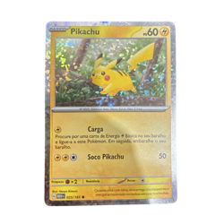 Card Pokemon Portuguese - Pikachu 025/165 (MEW PT) Mc Donalds Promo Low Pop - Image 1