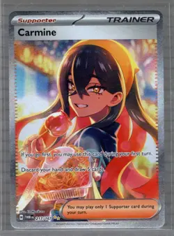 Carmine 217/167 Sir Twilight Masquerade TWM Pokemon Card NM Near Mint - Image 1