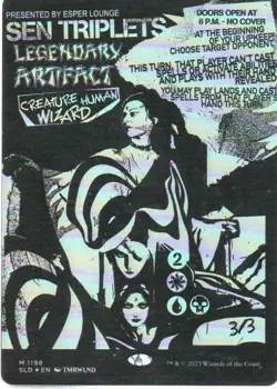 MTG: Secret Lair Drop Series: Foil Sen Triplets: Lightly Played Condition - Image 1