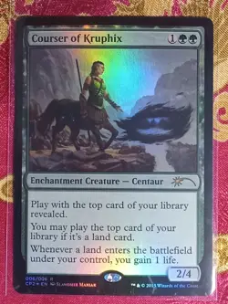 FOIL ALTERNATIVE ART Courser of Kruphix Fate Reforged Magic The Gathering MTG - Image 1