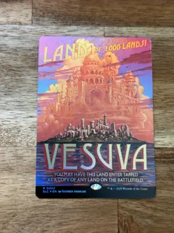 Vesuva - SLC Secret Lair Countdown Kit An Encyclopedia of Magic MTG FOIL - Image 1