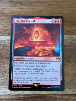 Final Fantasy The Fire Crystal non foil Magic MTG FIN135 - Image 1
