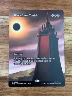 Black Sun's Zenith (Borderless) - Avatar Magic MTG TLE 022 - Image 1