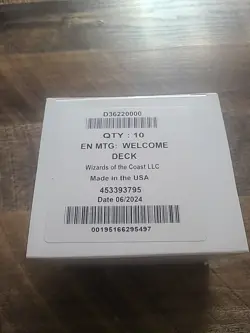 MTG Welcome Deck Box of (10) Starter Decks Unused (2) of Each Color - Image 1