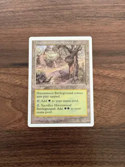 Magic The Gathering MTG Fifth Edition Havenwood Battleground NM - Image 1