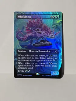 Wistfulness Borderless Foil | Lorwyn Eclipsed 0296 | Magic The Gathering - Image 1