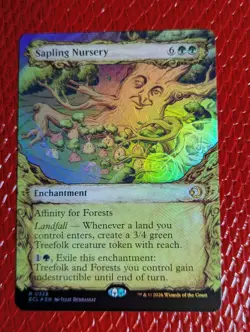 SAPLING NURSERY Showcase Foil Rare Lorwyn Eclipsed Near Mint MTG - Image 1