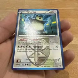 Pokemon TCG Snorlax 101/135 Plasma Storm NM - Image 2