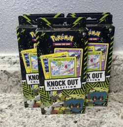 Pokemon 5 Knockout Collection Boxes (10 Booster Packs,15 Foils,5 Code Cards) - Image 1
