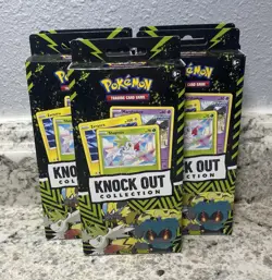 Pokemon 5 Knockout Collection Boxes (10 Booster Packs,15 Foils,5 Code Cards) - Image 2