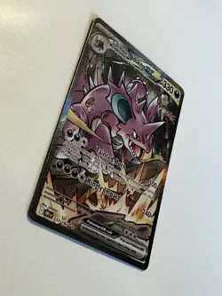 Pokemon TCG SV10: Destined Rivals #233/182 Team Rocket's Nidoking ex NM - Image 3