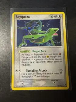 2005 Pokemon Ex Deoxys Rayquaza 22/107 Holo LP - Image 1