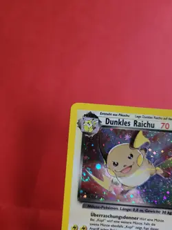 Pokemon Karte/card - Dunkles Dark Raichu 83/82 - Rocket Holo Swirl Exc-Near Mint - Image 2