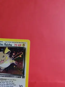 Pokemon Karte/card - Dunkles Dark Raichu 83/82 - Rocket Holo Swirl Exc-Near Mint - Image 3