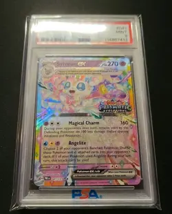 Sylveon EX Prismatic Evolutions 041 Surprise Box Stamp PSA 9 Pokemon Stamped - Image 3