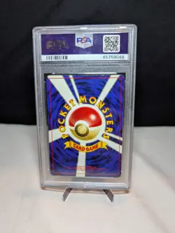 Giovanni's Machamp #068 PSA 7 Swirl! Vintage Japanese Gym Challenge Pokemon TCG - Image 2