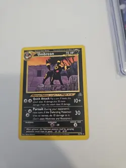 Pokemon TCG Umbreon Neo Discovery 32/75 Non-Holo Rare Lightly Played - Image 1