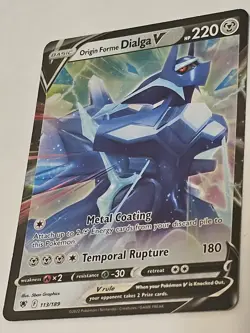 Origin Forme Dialga V 113/189, Pokemon TCG Holo - Image 3