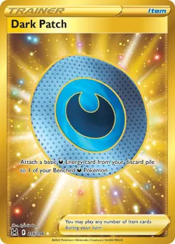 Dark Patch - 216/196 - Lost Origin Secret Rare - NM - Pokemon - Read Desc. - Image 1