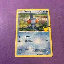 Pokemon Celebrations: McDonalds Stamped Promo - Mudkip - 25th Anniversary 2021 - Image 1
