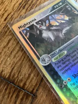 Pokemon TCG Mightyena 10/109 EX Ruby & Sapphire Reverse Holo Rare MP - Image 3