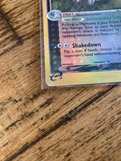 Pokemon TCG Mightyena 10/109 EX Ruby & Sapphire Reverse Holo Rare MP - Image 4
