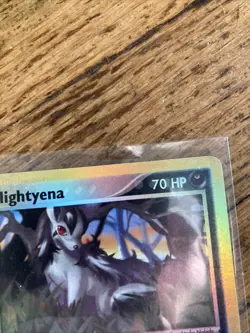Pokemon TCG Mightyena 10/109 EX Ruby & Sapphire Reverse Holo Rare MP - Image 5