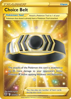 Choice Belt - 211/189 - Astral Radiance Secret Rare - NM - Pokemon - Read Desc. - Image 1