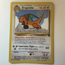 Dragonite 5 1999 WB Movie Black Star Promo Rare WOTC Nintendo Pokemon LP - Image 1