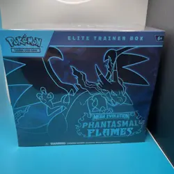 Pokemon Mega Evolution Phantasmal Flames Elite Trainer Box ETB Factory Sealed - Image 1