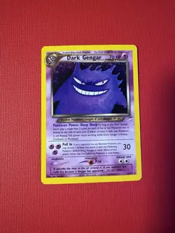Pokemon Vintage Dark Gengar 6/105 Neo Destiny Holo LP - Image 1