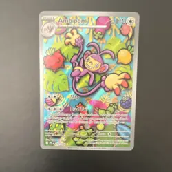 Pokemon Ambipom 107/094 Phantasmal Flames Illustration Rare Holo 110HP TCG - Image 1