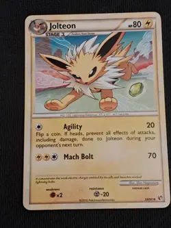 Jolteon 28/90 Undaunted Regular Pokemon TCG Pokemon TCG Light Played Condition - Image 1