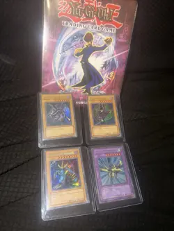 Yu-Gi-Oh Tri-Horned Dragon LOB-000 & Dragon Gaia The Dragon Champion LOB-125 Set - Image 1