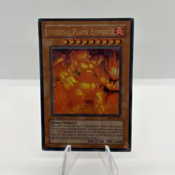 Yu-Gi-Oh! Infernal Flame Emperor SD3-EN001 Ultra Rare 1st Edition Near Mint - Image 5