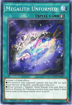 YuGiOh Eternity Code Megalith Unformed ETCO-EN070 - Image 1