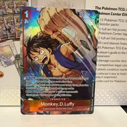 ONE PIECE Monkey D. Luffy (Alt Art) OP14-013 SR The Azure Sea's Seven - Image 1