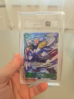 One Piece TCG Tashigi Alt Art Royal Blood TAG Grading 10 Gem Mint Op10-032 - Image 1