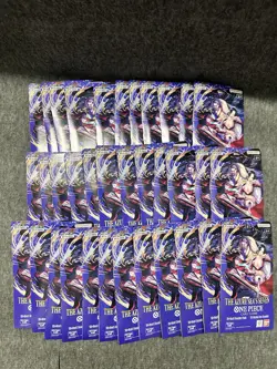 Lot of 35 One Piece OP14 - THE AZURE SEA’S SEVEN - Sleeved Blister Booster Packs - Image 1