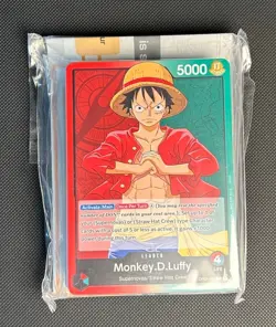 One Piece TCG Factory Sealed Monkey D. Luffy Demo Deck Brand New Post Errata - Image 1